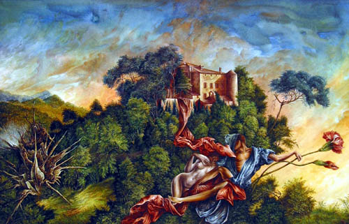 Dietrich Schuchardt Romeo and Julia painting